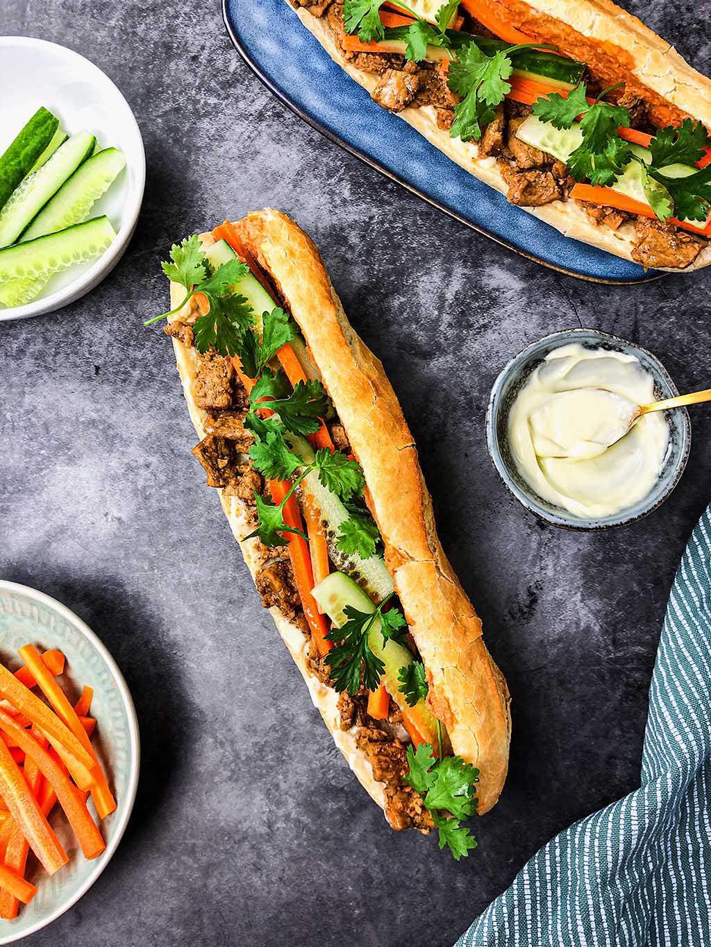 Vegan bánh mì