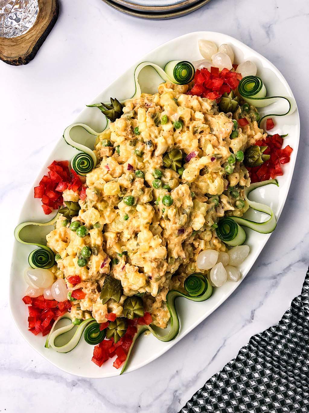 Vegan huzarensalade 