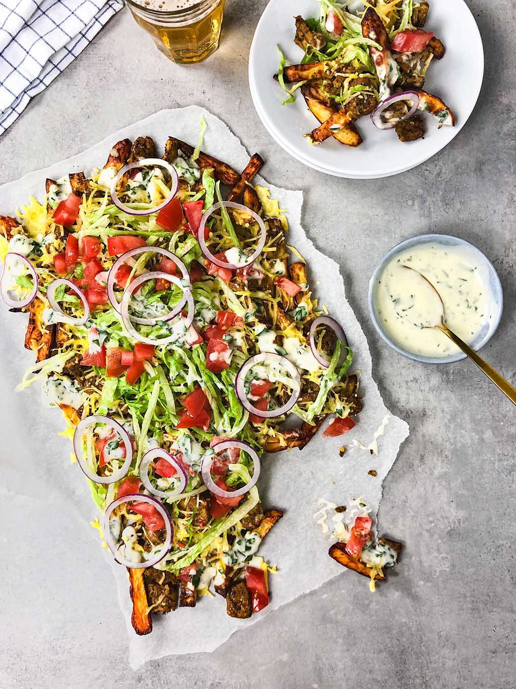 Vegan kapsalon 