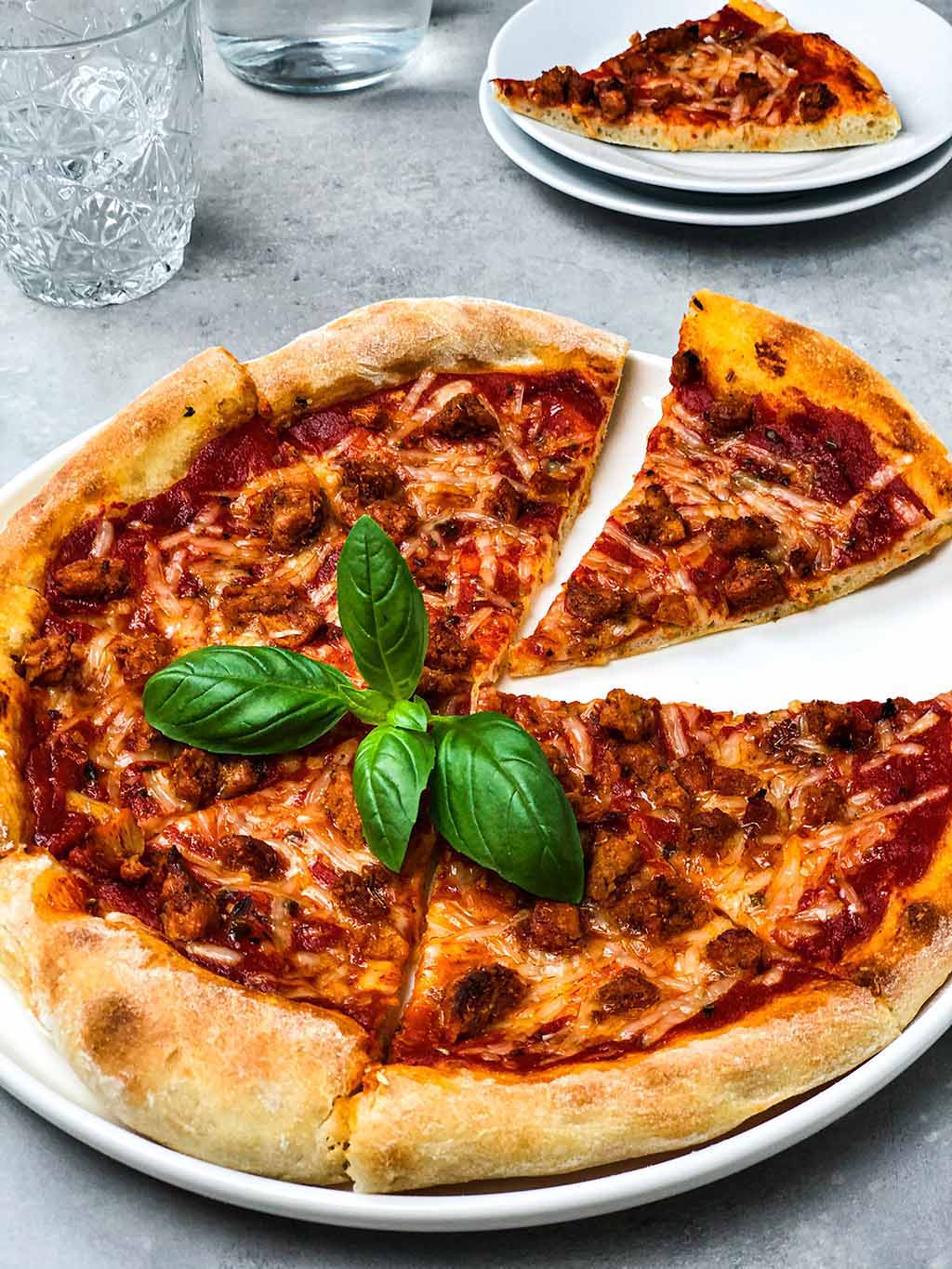 Vegan pizza 