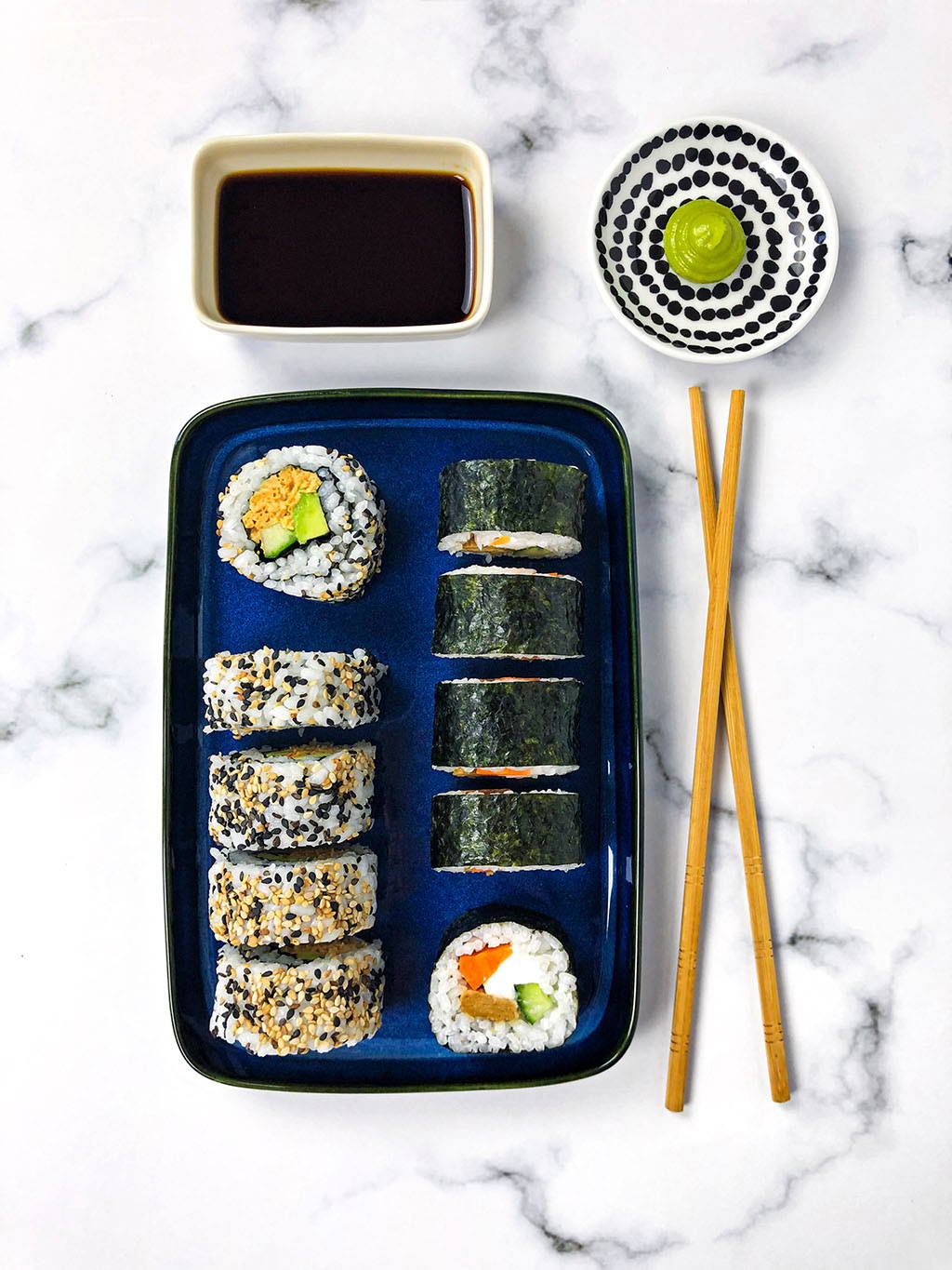 Vegan sushi 