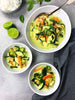Vegan groene curry 